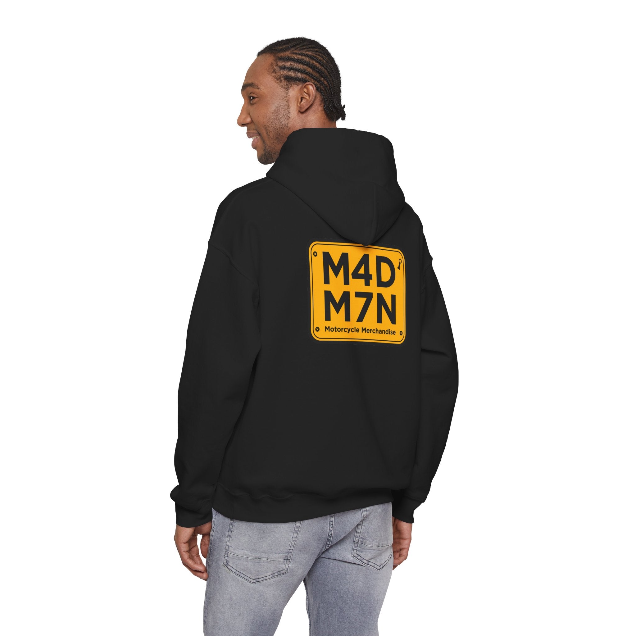 M4DM7N Classic Black Hoodie